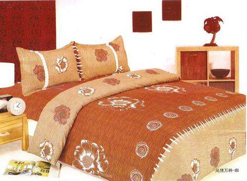 6 Piece - Seersucker Cotton Feel - Bed Linen - Double Bed Size- Duvet Cover Set