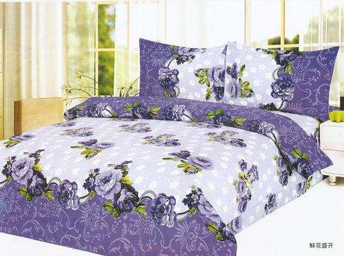 6 Piece - Seersucker Cotton Feel - Bed Linen - Double Bed Size- Duvet Cover Set