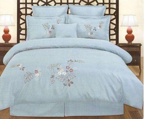 6 Piece - Super Soft Cotton Feel - Bed Linen - Queen Size- Duvet Cover Set