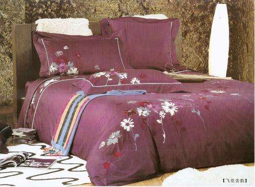 6 Piece - Super Soft Cotton Feel - Bed Linen - Queen Size- Duvet Cover Set