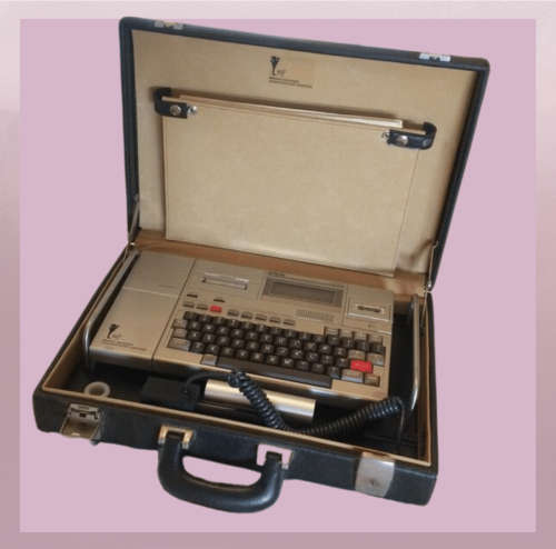 Vintage Epson Hx-20 First Portable Computer