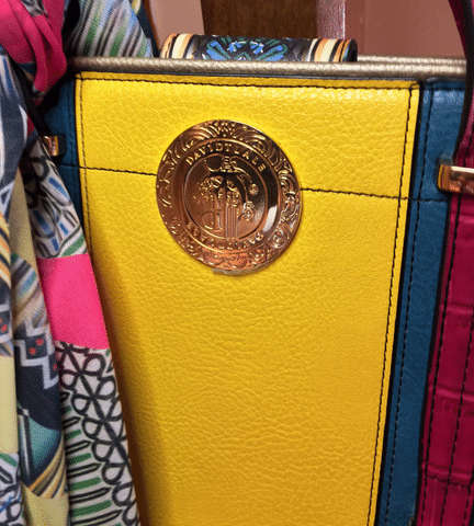 David Tlale designer handbag & Scarf