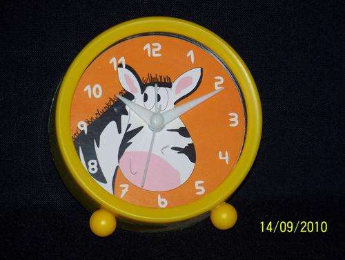 Zebra Desktop alarm clock
