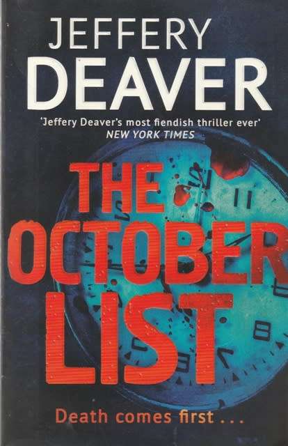 Jeffery Deaver The October List (Med soft cover)