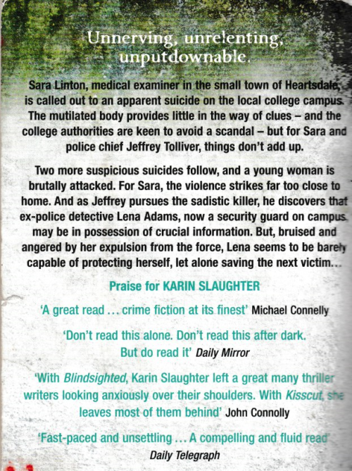 Karin Slaughter A faint cold fear    (Small soft cover)