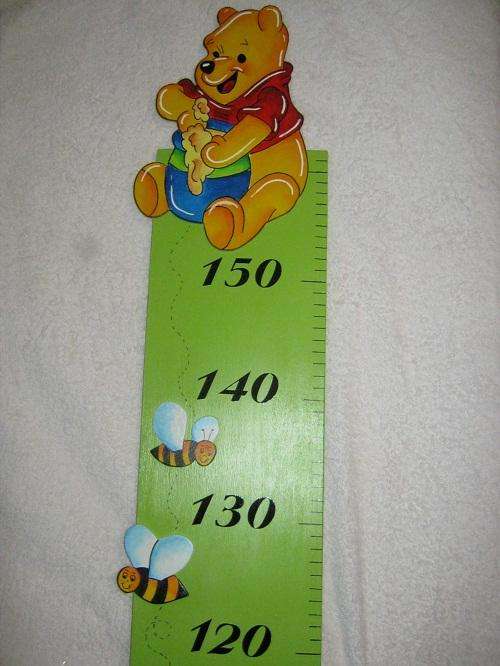 Winnie the pooh Height chart for baby's room