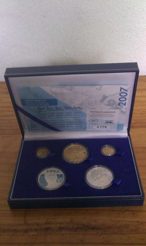 MANDELA/DE-KLERK PROTEA PROOF SET