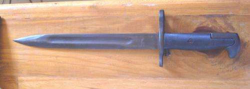 M1 Garand Bayonet stamped 1943- No Scabbard