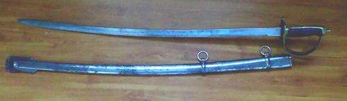 Unknown Vintage  Heavy Brass hilted Cavalry Sword
