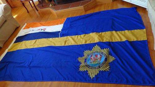 1984 Very Large Old South African Police flag - Top condition