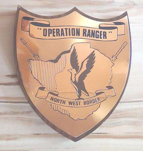 Rhodesia- Operation Ranger plaque