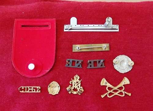 Mixed  Militaria. All pins etc intact