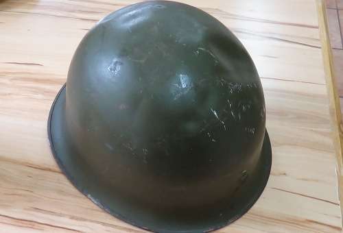 1970 C J Fuchs SADF Steel Helmet - NO INNER