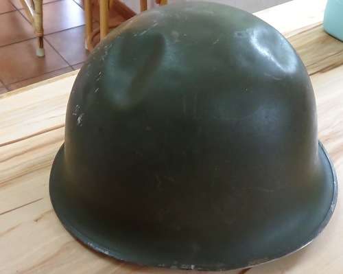 1970 C J Fuchs SADF Steel Helmet - NO INNER
