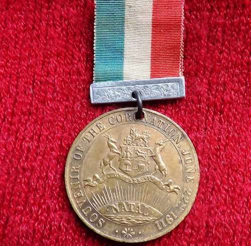 1911 Souvenir of the Coronation Natal -rarely seen with all the attachments
