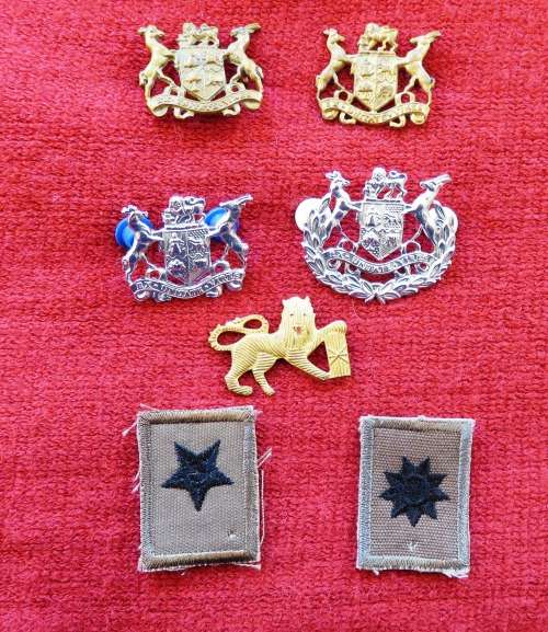 Assorted  Military rank insignia.