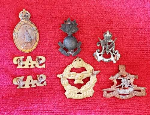 Mixed South African Military Badges (some without pins lugs and 1 re-lugged) Please see photos