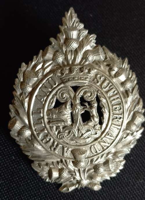Argyyl and Sutherland Glengarry badge