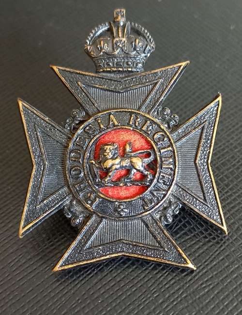 Rhodesia Regiment hat Badge Worn 1927 to 1947