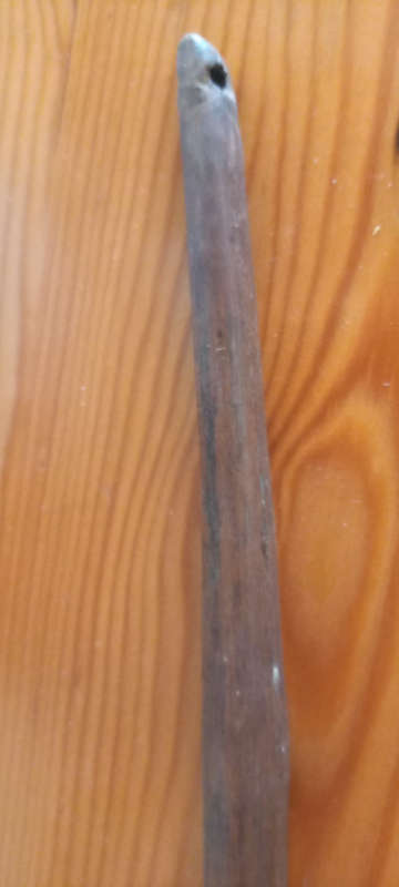 Vintage Bushman bows, quiver with three arrows. NOT Tourist items