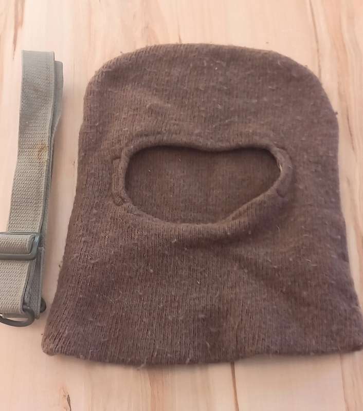 Bush war 1980`s SADF Officers Balaclava (small) and 98cm canvas item