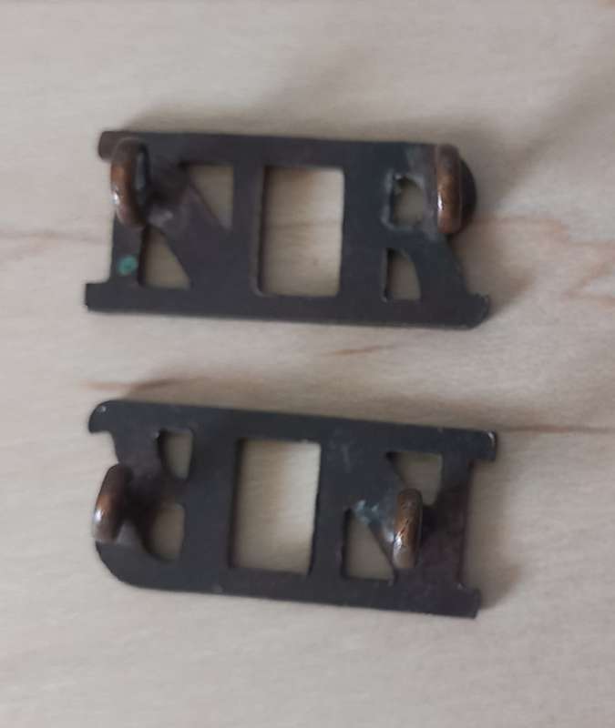 South Africa - Northern Rifles Pair of Brass Shoulder Titles 1903 to 1907