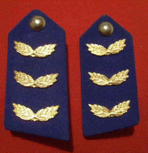 Chief Traffic Officer- Pair of obsolete  georgette Patches