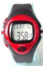 Heart Rate/Calorie Counter Sports Watch -Mens/Ladies-RED