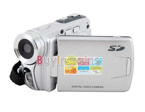 2.8" LCD 12MP Digital 10X Zoom Video Camcorder - SILVER