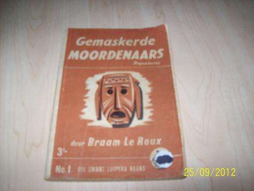 Die Swart Luiperd-No1-1954 (Pronk) Gemaskerde Moordenaars (Boek pragtig heel)