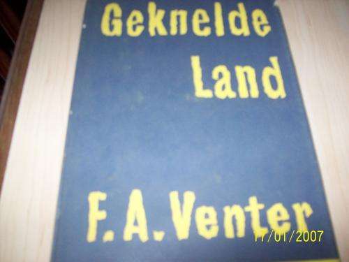 Geknelde Lande deur FA Venter-met geplakte stofomslag-baie mooi kondisie