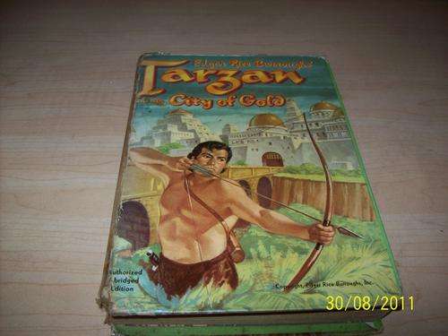 Tarzan & the City of Gold by Edgar Rice Burroughs-1933 with pictures (spine mended)