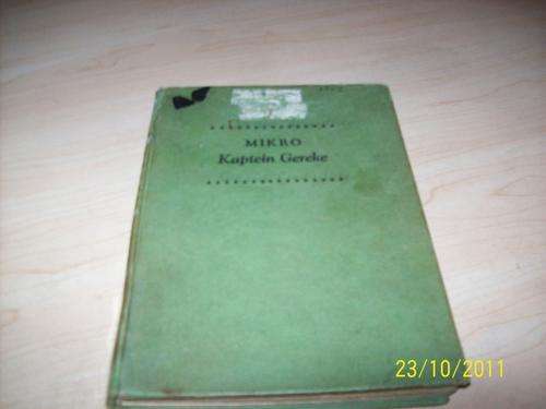 Kaptein Gereke deur Mikro-1956 (rug geplak-geen stof)