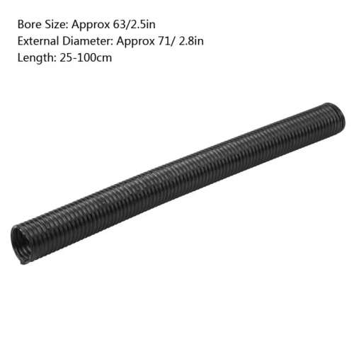 Cold Air Intake Pipe Universal 2,5 inch Air Inlet Tube Engine Ducting Feed Hose 63mm Flexible hose
