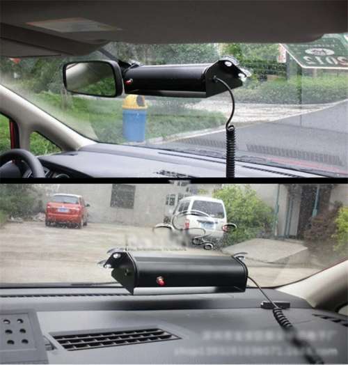 Emergency Strobe Flashing Light - Amber Dashboard/Windscreen 12v Strobe Lights 8 LED
