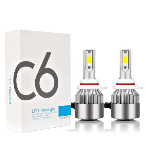9006 - C6 LED HEADLIGHT 6000K 7600LM