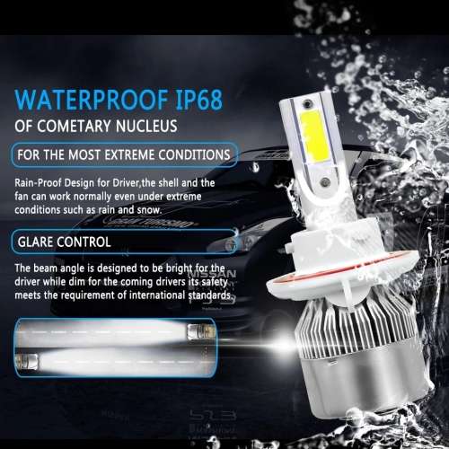 H7 - C6 LED HEADLIGHT 6000K 7600LM