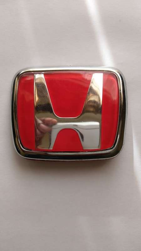 Red Honda Emblem Badge