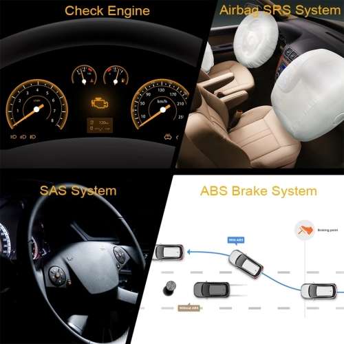 FOXWELL NT630 ELITE Engine,ABS,Airbag,SRS,SAS, Reset Scan Tool Anti Lock Brake System OBD2 Scanner