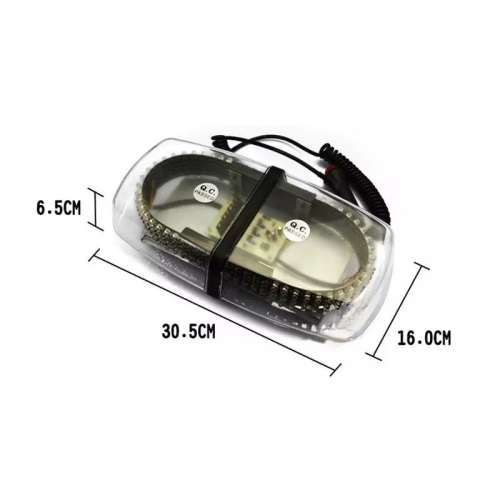 240 LED STROBE WARNING LIGHT MAGNETIC BASE EMERGENCY LIGHT AMBER COLOR
