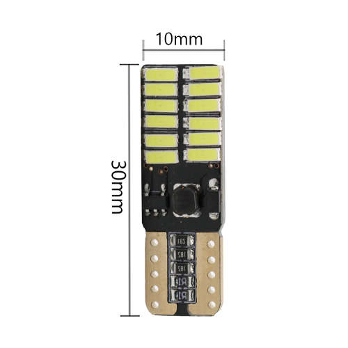 2 x W5W T10 24 LED Canbus Bulb 4014SMD Parking Lights Error Interior