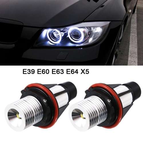 10W BMW X5 BRIDGELUX LED ANGEL EYE BULB WHITE FOR E39 E53 E60 E61 E63 E64