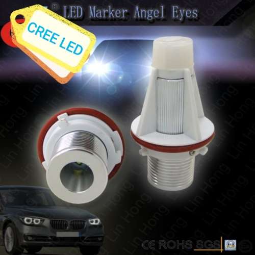 10w Bmw X5 Cree Led Angel Eye Bulb Set Super White For E39 E53 E60 E61 E63 E64