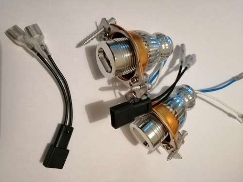 BMW E90 LCI 10W 2LED White LED Angel Eye Ring Bulb Set