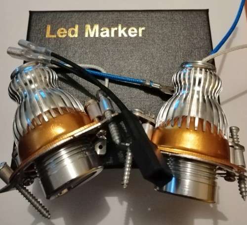 BMW E90 LCI 10W 2LED White LED Angel Eye Ring Bulb Set