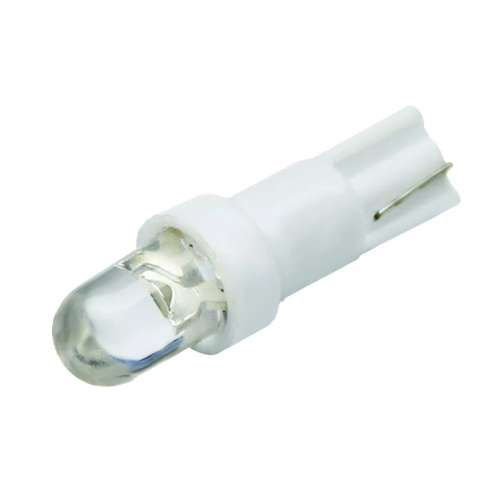 10 PIECES  T5 LED 1 SMD DASH-BOARD WEDGE 12V WHITE