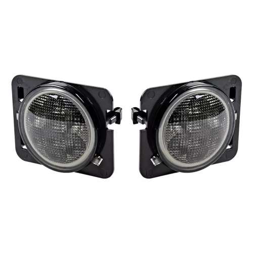 2 x Amber LED Side Marker Lights For Jeep Wrangler JK  2007~2016