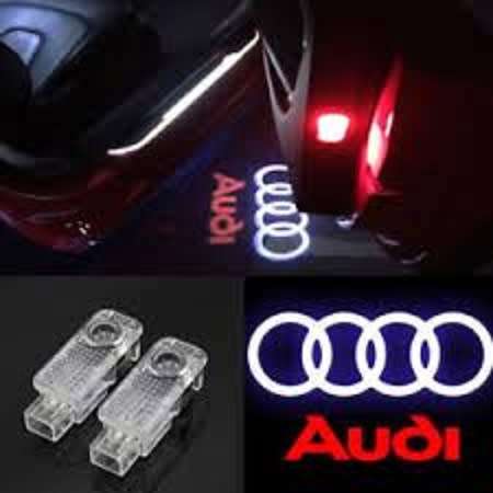 LED 3D Laser Car Door Welcome Light Projector Logo For AUDI A1 A3 A4  A5 A6 A8 RS TT