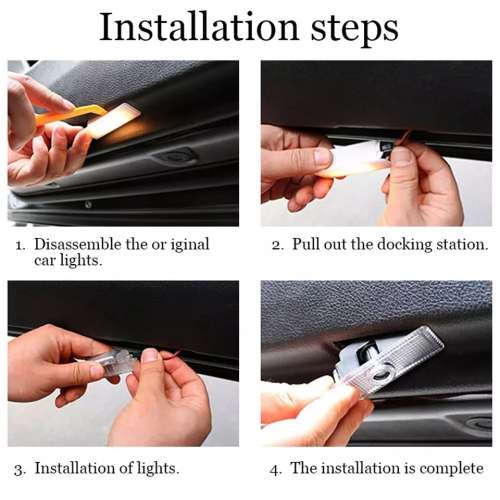 LED 3D Laser Car Door Welcome Light Projector Logo For Mercedes Benz W203 W208 W209 R171 R172 C199