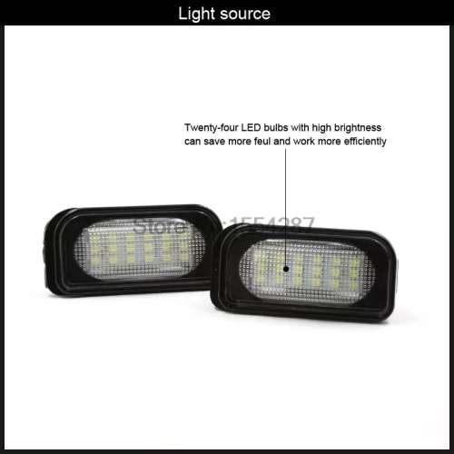 W203 MERCEDES BENZ CANBUS LED NUMBER PLATE Light